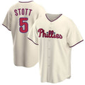 Boles  Philadelphia Phillies #5 Bryson Stott Cream  Cool Base Stitched Jersey