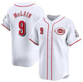 Boles Cincinnati Reds #9 Matt McLain White  Home Limited Stitched Jersey