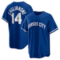 Boles  Kansas City Royals #14 Jac Caglianone Royal  Alternate Replica Jersey