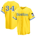 Boles Boston Red Sox #34 David Ortiz Gold  Retired Player City Connect Replica Jersey