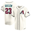Boles  Arizona Diamondbacks #23 Zac Gallen Cream  Home Limited Player Jersey