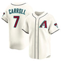 Boles  Arizona Diamondbacks #7 Corbin Carroll Cream  Home Limited Player Jersey