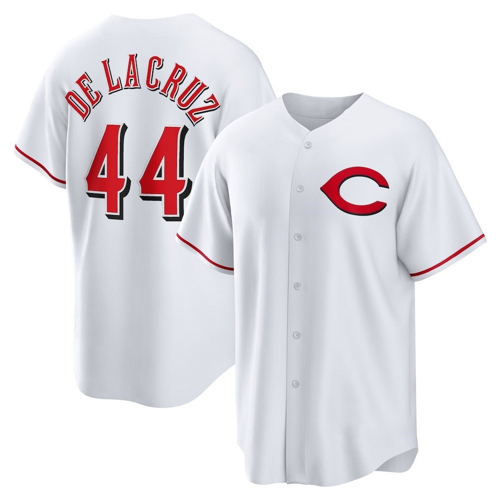 Boles Cincinnati Reds #44 Elly De La Cruz White  Alternate 2 Replica Jersey