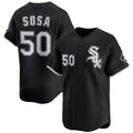 Boles  Chicago White Sox #50 Lenyn Sosa Black  2025 Alternate Limited Stitched Jersey