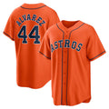 Boles Houston Astros #44 Yordan ¨¢lvarez Orange  Alternate Replica Player Jersey
