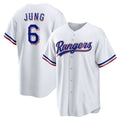 Boles Texas Rangers #6 Josh Jung White  Replica Player Jersey
