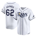 Boles Tampa Bay Rays #62 Jonathan Aranda White  Home Limited Stitched Jersey