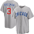 Boles  Chicago Cubs #3 Alex Bregman Gray  2026 Cool Base Limited Stitched Jersey