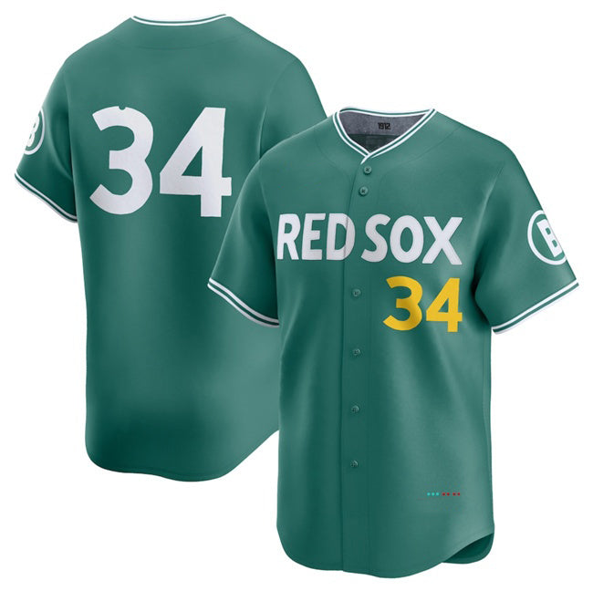 Boles Boston Red Sox #34 David Ortiz Green  2025 City Connect Limited Stitched Jersey