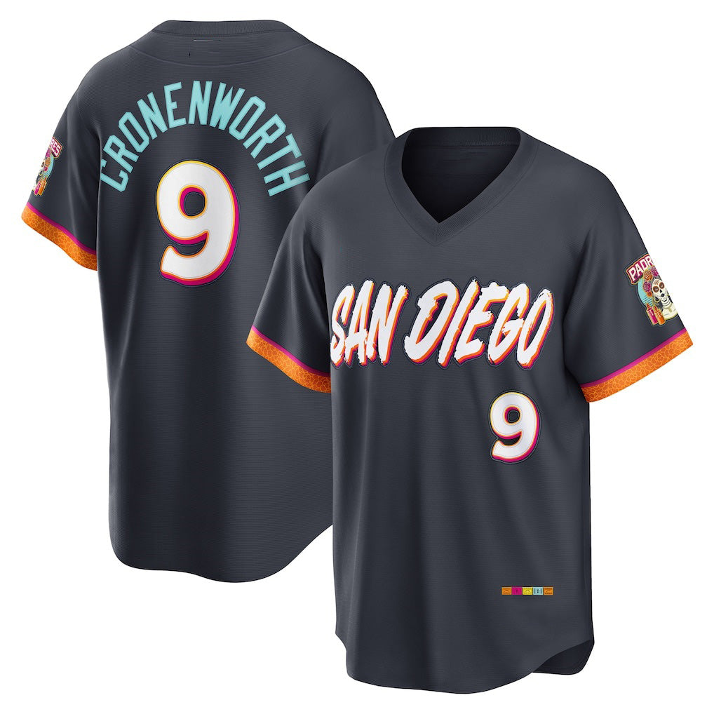 Boles  San Diego Padres #9 Jake Cronenworth Obsidian  2026 City Connect Stadium Jersey