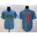 Boles  Philadelphia Phillies #3 Bryce Harper Light Blue  Phanatic Limited Stitched Jersey