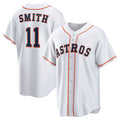 Boles Houston Astros #11 Cam Smith White  Home Replica Jersey