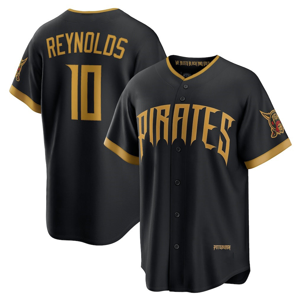 Boles  Pittsburgh Pirates #10 Bryan Reynolds Black  2026 City Connect Stadium Jersey