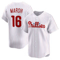 Boles  Philadelphia Phillies #16 Brandon Marsh White  Home Limited Player Jersey