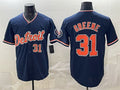 Boles Detroit Tigers #31 Riley Greene Navy  2026 Alternate Vapor Premier Limited Stitched Jersey