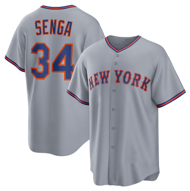 Boles  New York Mets #34 Kodai Senga Gray  2025 Limited Stitched Jersey