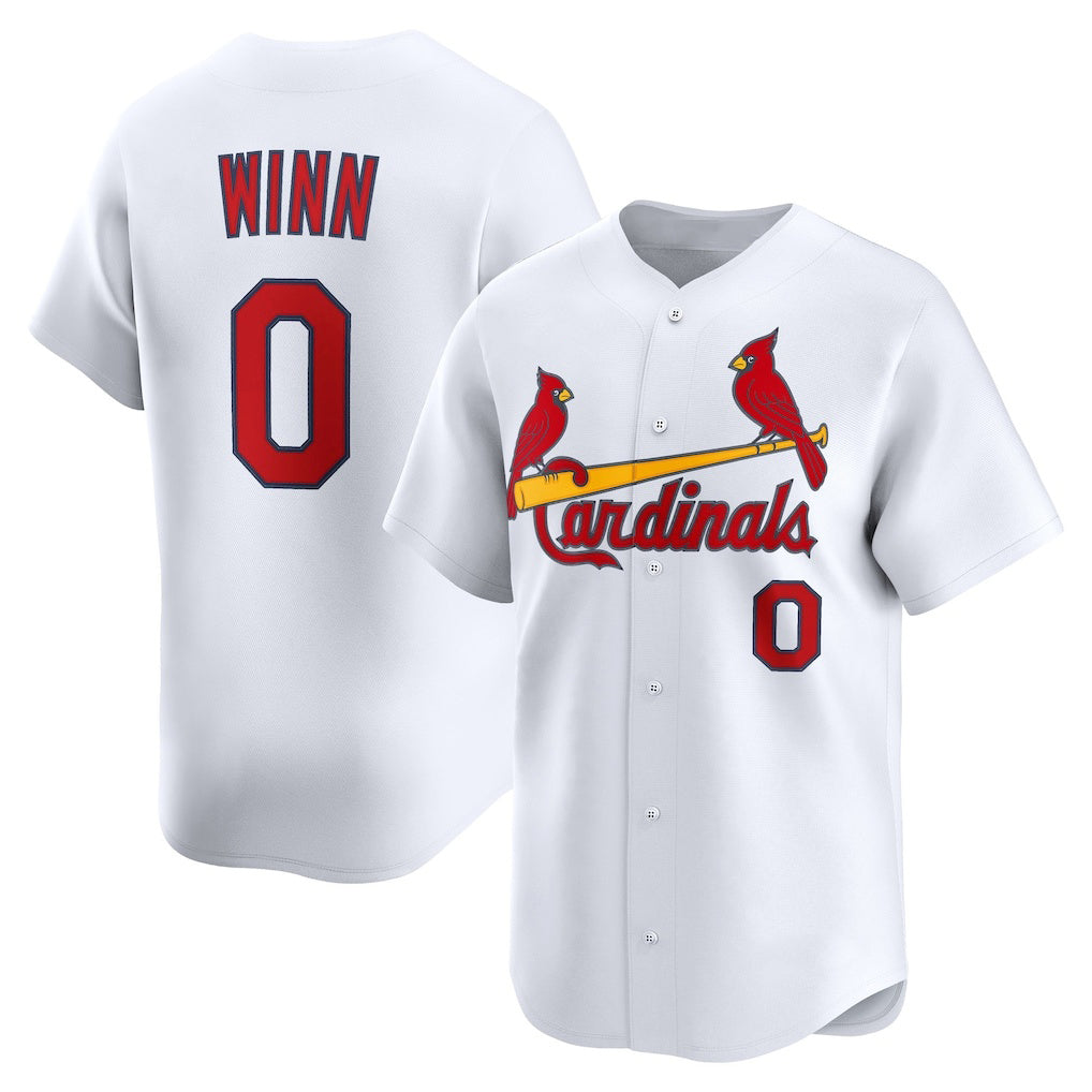 Boles St. Louis Cardinals #0 Masyn Winn White  Home Limited Jersey