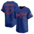 Boles  New York Mets #27 Mark Vientos Royal  Alternate Limited Player Jersey