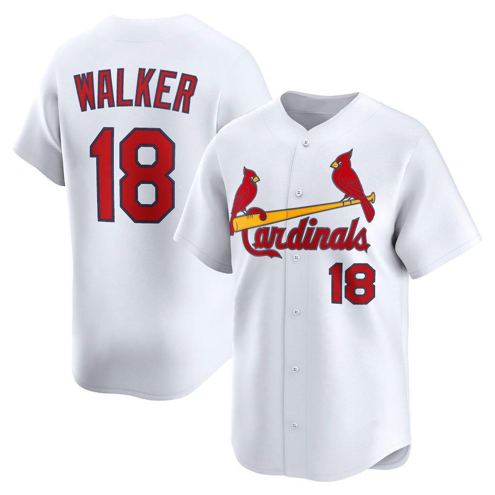 Boles St. Louis Cardinals #18 Jordan Walker White  Home Limited Player Jersey