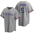 Boles Texas Rangers #5 Corey Seager Gray  Cool Base Stitched Jersey