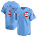 Boles  Chicago Cubs #4 Pete Crow-Armstrong Light Blue  Alternate Limited Player Jersey