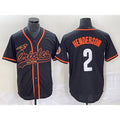 Boles Baltimore Orioles #2 Gunnar Henderson Black  Cool Base Stitched Jersey
