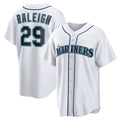 Boles Seattle Mariners #29 Cal Raleigh White  Home Replica Player Jersey