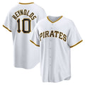 Boles  Pittsburgh Pirates #10 Bryan Reynolds White  Replica Player Jersey