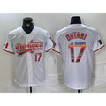 Boles Los Angeles Dodgers #17 Shohei Ohtani White  Mexico Cool Base Stitched Jersey