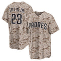 Boles  San Diego Padres #23 Fernando Tatis Jr. Camo  USMC Alternate Replica Player Jersey