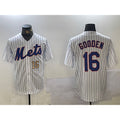 Boles  New York Mets #16 Dwight Gooden White  Cool Base Stitched Jerseys