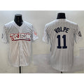 Boles  New York Yankees #11 Anthony Volpe White  Bronx Graffiti Vapor Limited Stitched Jersey