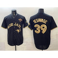 Boles  Toronto Blue Jays #39 Trey Yesavage Black Gold  2025 American League Champions Limited Stitched Jersey