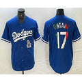 Boles Los Angeles Dodgers #17 Shohei Ohtani Mexico Blue  Cool Base Stitched Jersey 2