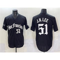 Boles  San Francisco Giants #51 Jung Hoo Lee Black  'Gothic Fog Edition' Vapor Premier Limited Stitched Jersey