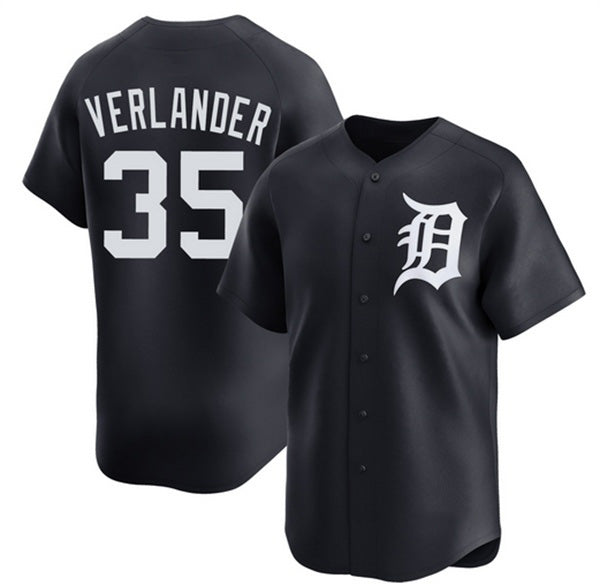 Boles Detroit Tigers #35 Justin Verlander Black  2026 Limited Stitched Jersey