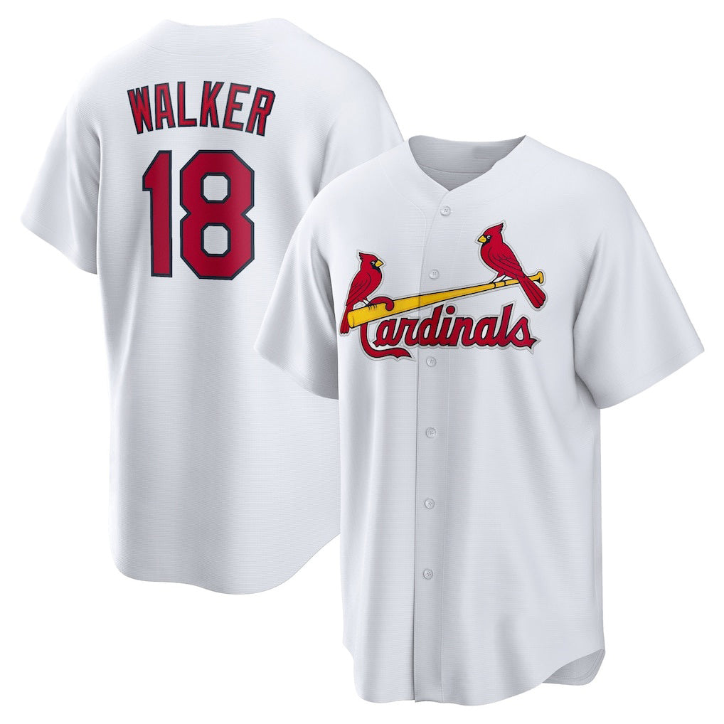 Boles St. Louis Cardinals #18 Jordan Walker White  Home Official Replica Player Jersey