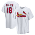 Boles St. Louis Cardinals #18 Jordan Walker White  Home Official Replica Player Jersey