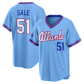 Boles Atlanta Braves #51 Chris Sale Powder Blue  2026 City Connect Stadium Jersey