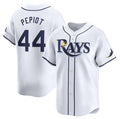Boles Tampa Bay Rays #44 Ryan Pepiot White  Home Limited Stitched Jersey