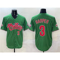 Boles  Philadelphia Phillies #3 Bryce Harper Green  Phanatic Limited Stitched Jersey