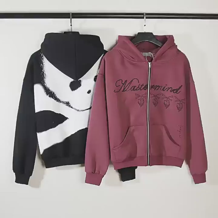 2026 European and American high street trendy autumn and winter style hoodie